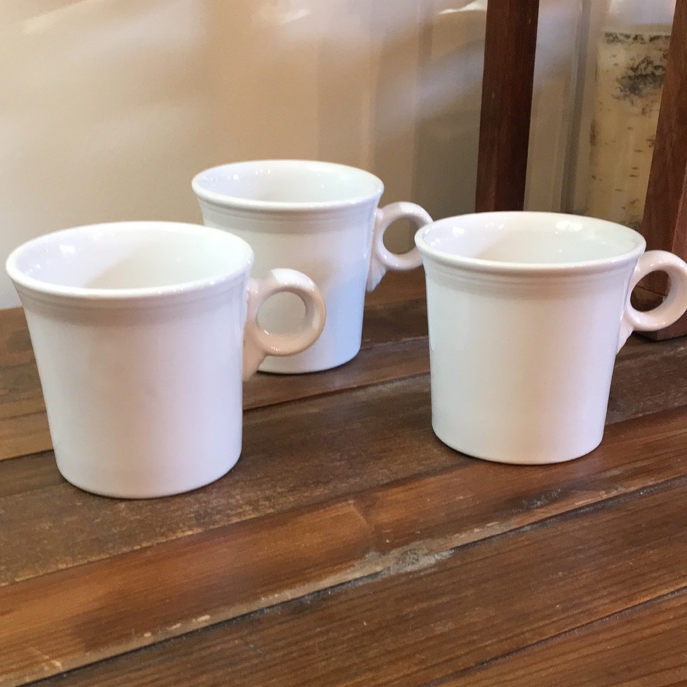 Homer Laughlin Fiesta mugs, set of 3
